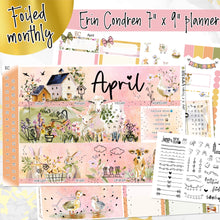Load image into Gallery viewer, New Release April Country Spring FOILED monthly - Erin Condren Vertical Horizontal 7"x9"
