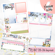 Load image into Gallery viewer, May Tiptoes Notes monthly sticker -25/26 Erin Condren Vertical Horizontal 7"x9", Happy Planner Classic, Mini &amp; Big