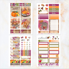 Load image into Gallery viewer, November Spice - POCKET Mini Weekly Kit Planner stickers
