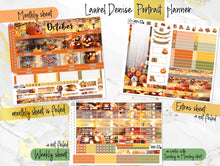 Load image into Gallery viewer, October Rustic FOIL -for Laurel Denise Planner stickers - Portrait, Mini, Vertical, Horizontal &amp; Project