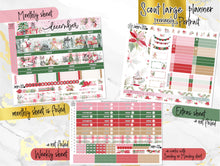 Load image into Gallery viewer, New Release December Merry Berry FOIL -for Laurel Denise Planner stickers -Scout/Portrait, Anne/Vertical, Nancy/Horizontal, Small/Mini
