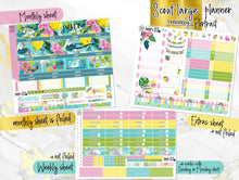 Load image into Gallery viewer, June Citrus Summer FOIL -for Laurel Denise Planner stickers -Scout/Portrait, Anne/Vertical, Nancy/Horizontal, Small/Mini