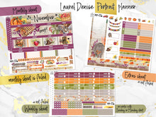 Load image into Gallery viewer, November Spice FOIL -for Laurel Denise Planner stickers - Portrait, Mini, Vertical, Horizontal &amp; Project