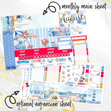 Load image into Gallery viewer, New Release August Hamptons monthly - Hobonichi Cousin A5 personal planner