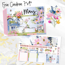Load image into Gallery viewer, May Tiptoes monthly - Erin Condren Vertical Horizontal 7"x9", Happy Planner Classic, Mini &amp; Big