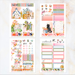 Farmhouse Market - POCKET Mini Weekly Kit Planner stickers