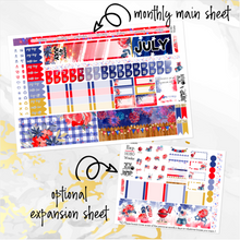 Load image into Gallery viewer, July Freedom monthly - Hobonichi Weeks personal planner