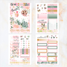 Load image into Gallery viewer, February Warm Hearts - POCKET Mini Weekly Kit Planner stickers
