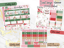 Load image into Gallery viewer, New Release December Merry Berry -for Laurel Denise Planner stickers -Scout/Portrait, Anne/Vertical, Nancy/Horizontal, Rose/Project, Luna &amp; Mini