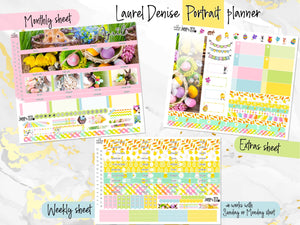 April Easter Days -for Laurel Denise Planner stickers - Portrait, Mini, Vertical, Horizontal & Project