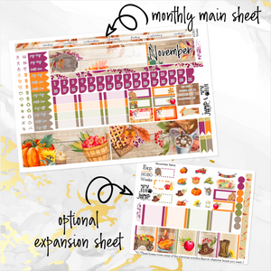 November Spice monthly - Hobonichi Weeks personal planner