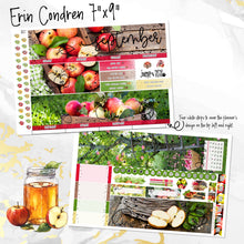 Load image into Gallery viewer, New Release September Apples FOILED monthly - Erin Condren Vertical Horizontal 7"x9"
