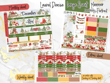 Load image into Gallery viewer, New Release December Winter Pines for Laurel Denise Planner stickers - Scout/Portrait, Anne/Vertical, Nancy/Horizontal, Rose/Project &amp; Mini