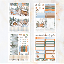 Load image into Gallery viewer, New Release January Snowy Hollow - POCKET Mini Weekly Kit Planner stickers