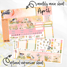 Load image into Gallery viewer, April Country Spring monthly - Hobonichi Cousin A5 personal planner