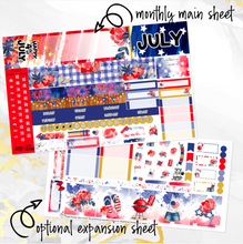 Load image into Gallery viewer, July Freedom monthly - Hobonichi Cousin A5 personal planner