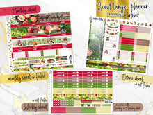 Load image into Gallery viewer, New Release September Apples FOIL -for Laurel Denise Planner stickers -Scout/Portrait, Anne/Vertical, Nancy/Horizontal, Small/Mini