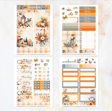 Load image into Gallery viewer, New Release November Thankful Hearts - POCKET Mini Weekly Kit Planner stickers