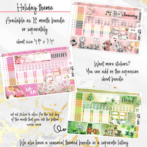 HOBONICHI WEEKS HOLIDAY Monthly Bundle 2026 - 12 monthly kits