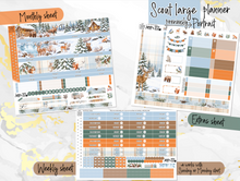 Load image into Gallery viewer, New Release January Snowy Hollow -for Laurel Denise Planner stickers -Scout/Portrait, Anne/Vertical, Nancy/Horizontal, Rose/Project, Luna &amp; Mini