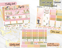 Load image into Gallery viewer, New Release April Country Spring -for Laurel Denise Planner stickers -Scout/Portrait, Anne/Vertical, Nancy/Horizontal, Rose/Project &amp; Mini