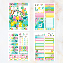 Load image into Gallery viewer, June Citrus Summer - POCKET Mini Weekly Kit Planner stickers