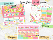 Load image into Gallery viewer, June Hello Summer -for Laurel Denise Planner stickers - Portrait, Mini, Vertical, Horizontal &amp; Project