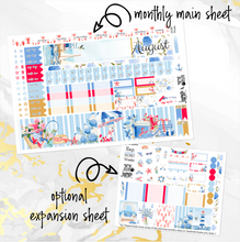 Load image into Gallery viewer, New Release August Hamptons monthly - Hobonichi Weeks personal planner