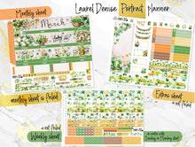 Load image into Gallery viewer, March Shamrock Dreams FOIL -for Laurel Denise Planner stickers - Portrait, Mini, Vertical, Horizontal &amp; Project