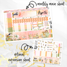 Load image into Gallery viewer, April Country Spring monthly - Hobonichi Weeks personal planner