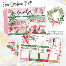 Load image into Gallery viewer, New Release December Merry Berry FOILED '26 monthly - Erin Condren Vertical Horizontal 7"x9"