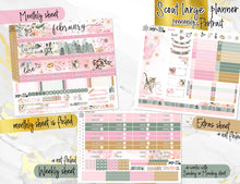 Load image into Gallery viewer, February Warm Hearts FOIL -for Laurel Denise Planner stickers -Scout/Portrait, Anne/Vertical, Nancy/Horizontal, Small/Mini