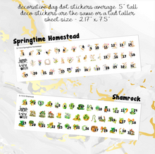 Load image into Gallery viewer, Decorative day dot planner calendar stickers Spring Summer Fall Winter      (S-110+)
