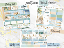 Load image into Gallery viewer, July Beach Days-for Laurel Denise Planner stickers - Portrait, Mini, Vertical, Horizontal &amp; Project