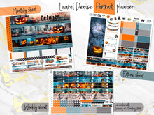Load image into Gallery viewer, October Fright Night Halloween -for Laurel Denise Planner stickers - Portrait, Mini, Vertical, Horizontal &amp; Project