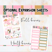 Load image into Gallery viewer, February Warm Hearts - POCKET Mini Weekly Kit Planner stickers