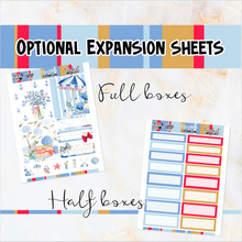 Load image into Gallery viewer, New Release August Hamptons - POCKET Mini Weekly Kit Planner stickers