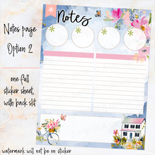 Load image into Gallery viewer, May Tiptoes Notes monthly sticker -25/26 Erin Condren Vertical Horizontal 7"x9", Happy Planner Classic, Mini &amp; Big