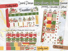 Load image into Gallery viewer, New Release December Winter Pines for Laurel Denise Planner stickers - Scout/Portrait, Anne/Vertical, Nancy/Horizontal, Rose/Project &amp; Mini