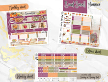 Load image into Gallery viewer, November Spice for Laurel Denise Planner stickers - Scout/Portrait, Anne/Vertical, Nancy/Horizontal, Rose/Project &amp; Mini