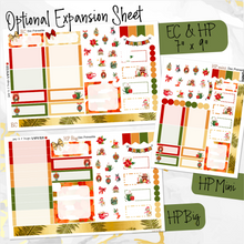 Load image into Gallery viewer, New Release December Poinsettia Glow '26 monthly - Erin Condren Vertical Horizontal 7"x9", Happy Planner Classic, Mini &amp; Big