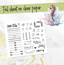 Load image into Gallery viewer, July Lazy Days FOILED monthly - Erin Condren Vertical Horizontal 7&quot;x9&quot;, Happy Planner Classic