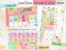 Load image into Gallery viewer, June Hello Summer -for Laurel Denise Planner stickers - Portrait, Mini, Vertical, Horizontal &amp; Project