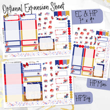 Load image into Gallery viewer, July Freedom monthly - Erin Condren Vertical Horizontal 7"x9", Happy Planner Classic, Mini &amp; Big