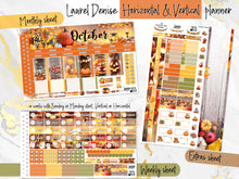 Load image into Gallery viewer, October Rustic -for Laurel Denise Planner stickers - Portrait, Mini, Vertical, Horizontal &amp; Project