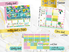 Load image into Gallery viewer, June Citrus Summer FOIL -for Laurel Denise Planner stickers -Scout/Portrait, Anne/Vertical, Nancy/Horizontal, Small/Mini