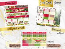 Load image into Gallery viewer, New Release September Apples FOIL -for Laurel Denise Planner stickers -Scout/Portrait, Anne/Vertical, Nancy/Horizontal, Small/Mini