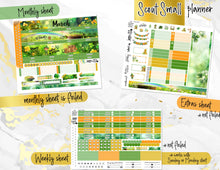 Load image into Gallery viewer, New Release March Lucky Charm FOIL -for Laurel Denise Planner stickers -Scout/Portrait, Anne/Vertical, Nancy/Horizontal, Small/Mini