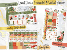Load image into Gallery viewer, December Cozy Night Christmas FOIL -for Laurel Denise Planner stickers - Portrait, Mini, Vertical, Horizontal &amp; Project