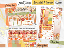 Load image into Gallery viewer, Sweet September -for Laurel Denise Planner stickers - Portrait, Mini, Vertical, Horizontal &amp; Project